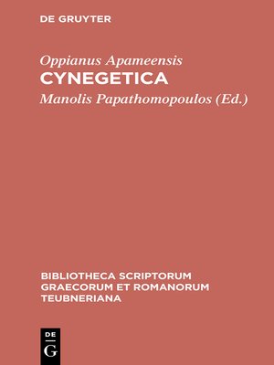 cover image of Cynegetica